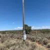 Power Pole at oil well entrance