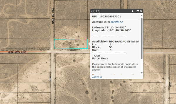 Half Acre Lot in Rio Rancho, NM - $1,850 - Image 4